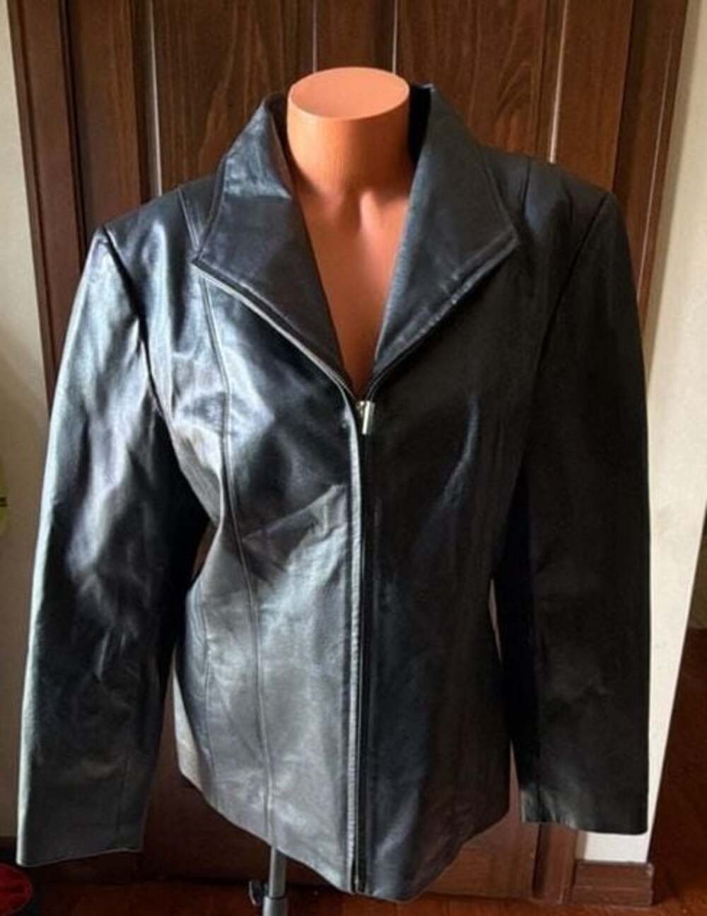 East 5th Women's Genuine Leather Zip-Front Jacket
